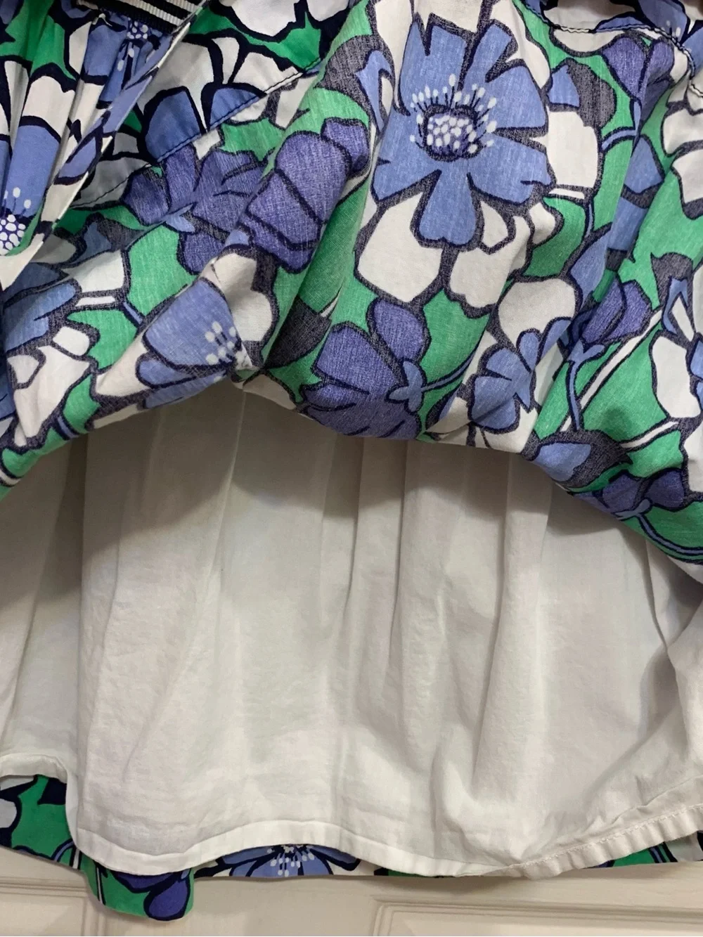 Gymboree Girls Spring Prep Line Blue Green Floral 2 Toddler Dress.         3787